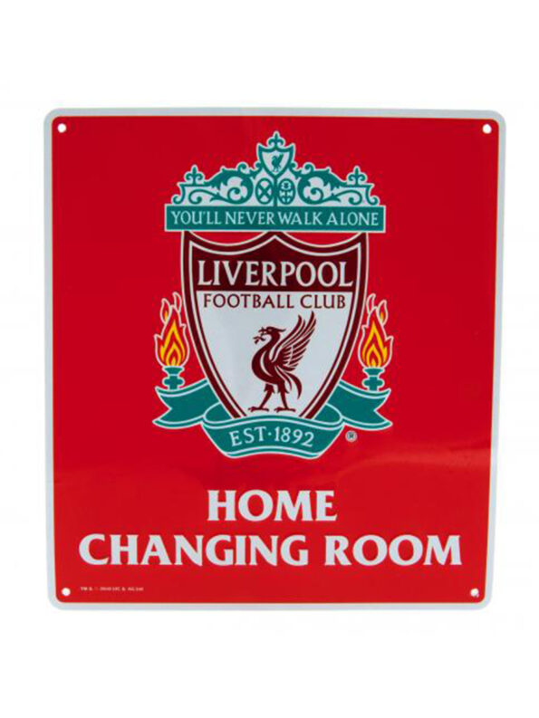Liverpool F.C. Home Changing Room Sign