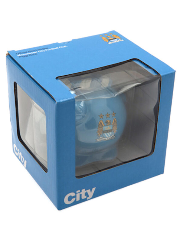 Manchester City F.C. Mini Mohawk Ceramic Piggy Bank Manchester City F.C. Mini Mohawk Ceramic Piggy Bank