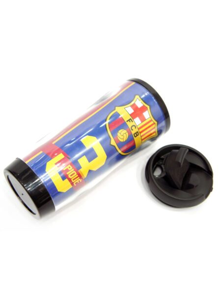 F.C. Barcelona Double Wall Plastic Bottle/Mug Pique No.3