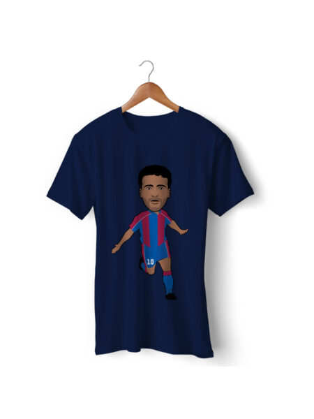 Football Player Icon T-Shirt - Rom?rio (Barcelona)
