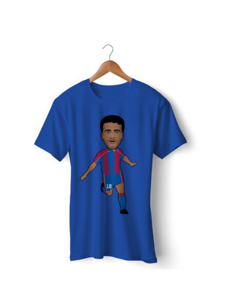 Football Player Icon T-Shirt - Rom?rio (Barcelona)