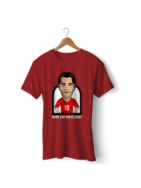 Football Player Icon T-Shirt - Ruud Van Nistelrooy (Manchester United)