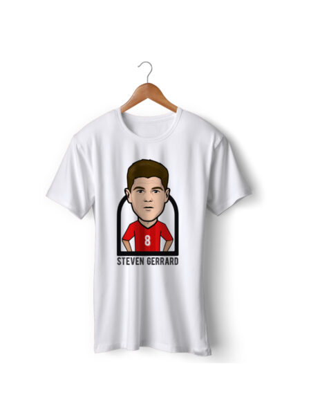 Football Player Icon T-Shirt - Steven Gerrard (Liverpool)