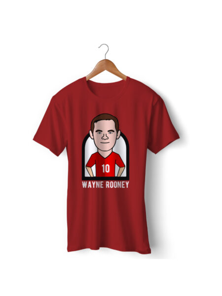 Football Player Icon T-Shirt - Wayne Rooney (Manchester United)