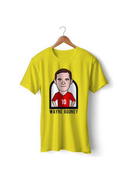 Football Player Icon T-Shirt - Wayne Rooney (Manchester United)
