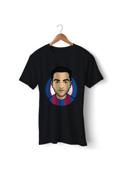 Football Player Icon T-Shirt - Xavi (Barcelona)