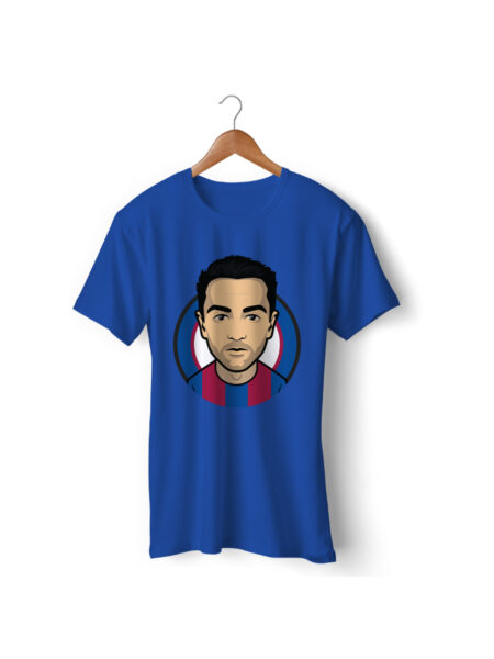 Football Player Icon T-Shirt - Xavi (Barcelona)
