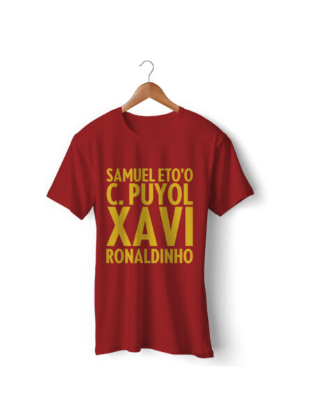 Football Player Name T-Shirt - Barcelona Legends SCXR